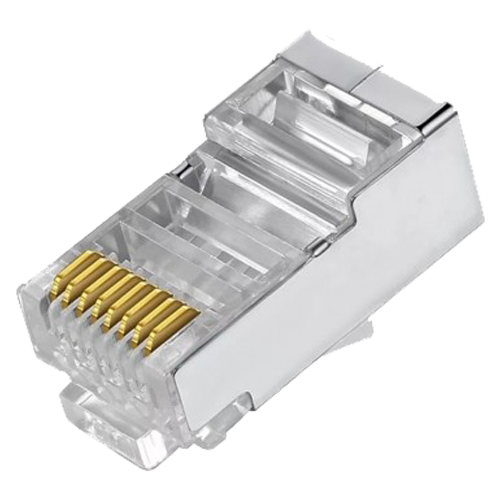 Anschlüsse - RJ45 FTP CAT 6 für Krimpung - FTP-Kabel kompatibel - 20 mm (L) - 10 mm (B) - 5 g