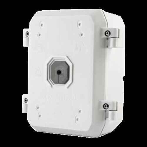 Anschlussbox für Dome-Kameras - Doppelte Abdichtung für außen - Innenmagnet für Befestigungsschrauben - Aus Kunststoff - Weiße F