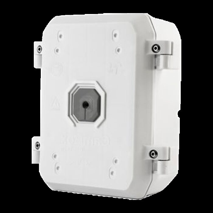 Anschlussbox für Dome-Kameras - Doppelte Abdichtung für außen - Innenmagnet für Befestigungsschrauben - Aus Kunststoff - Weiße F