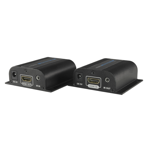 HDMI Aktiver Extender - Sender und Empfänger - Reichweite 50 m - Über Cat-UTP-Kabel 6 - Bis 1080p - Stromversorgung DC 5 V