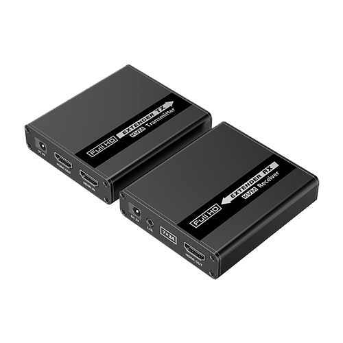 HDMI/USB-Extender über Ethernet-Kabel CAT6/6A/7 - Sender und Empfänger - Reichweite 70 m - Bis 1080p - Unterstützt PCM/LPCM/DTS