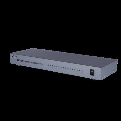 HDMI-Signal-Multiplikator - 1 HDMI-Eingang - 16 HDMI-Ausgänge - Bis 4K*2 - Maximale Ausgangslänge 25 m - Stromversorgung DC 5 V