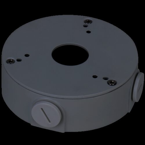 Anschlussbox - Für Dome-Kameras - Decken- oder Wandinstallation - Kabelstift - Farbe schwarz