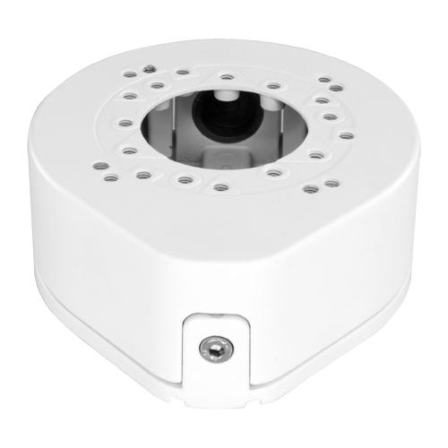 Anschlussbox - Für Dome-Kameras - Geeignet für den Außenbereich - Decken- oder Wandinstallation - Kabelstift - Weiße Farbe