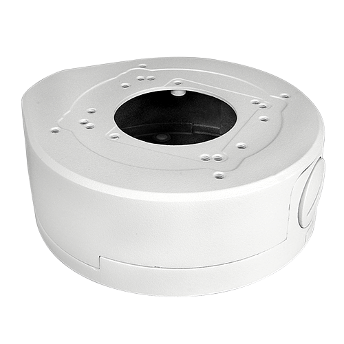 Anschlussbox - Für Dome-Kameras - Geeignet für den Außenbereich - Decken- oder Wandinstallation - Kabelstift - Weiße Farbe