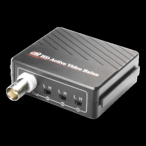 Aktiver Transceiver - Optimiert für HDTVI / HDCVI / AHD - 1 Videokanal - BNC/UTP 4 Pins - Umfang: 400 ~ 700 m - Empfänger / komp