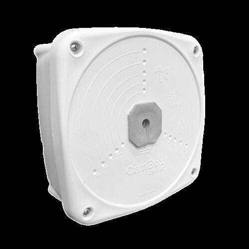 Anschlussbox - Für Dome- und Bullet-Kameras - Doppelte Abdichtung für den Außenbereich IP66 - Wasserstand für korrekte Positioni