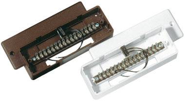 16 pol. Lötverteiler AP / VdS-C braun