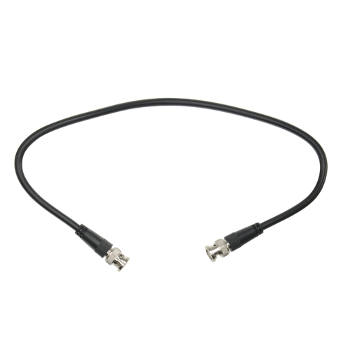 Vorbereitetes Koaxialkabel - BNC-Stecker auf BNC-Stecker - Koaxial RG59 - Länge 1 m - Zum Anschluss von Balune-Buchse an DVR - R