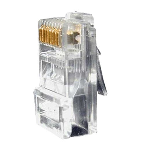 Verbinder - RJ45 CAT6 zum crimpen - Kompatibel mit UTP-Kabel - 20 mm (L) - 10 mm (B) - 5 g – Bild 2