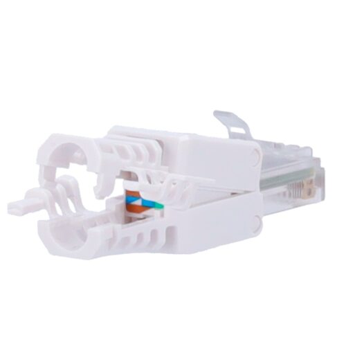 UTP-Kabelanschluss - Ausgangsstecker RJ45 - Kompatible UTP-Kategorie 6A - Einfache Installation ohne Werkzeuge