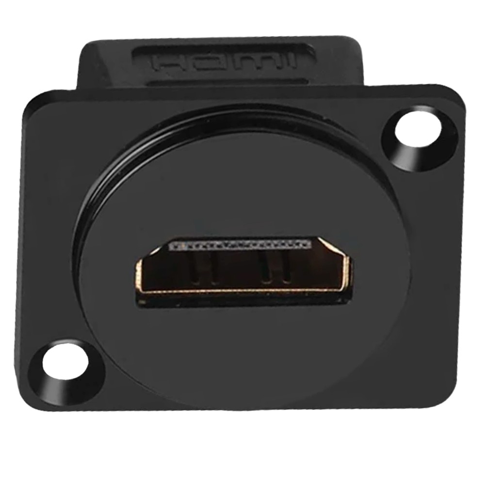 Verbinder - HDMI-Kabel Stecker auf HDMI-Kabel Stecker - Zwei HDMI-Buchsen - Einbaumontage