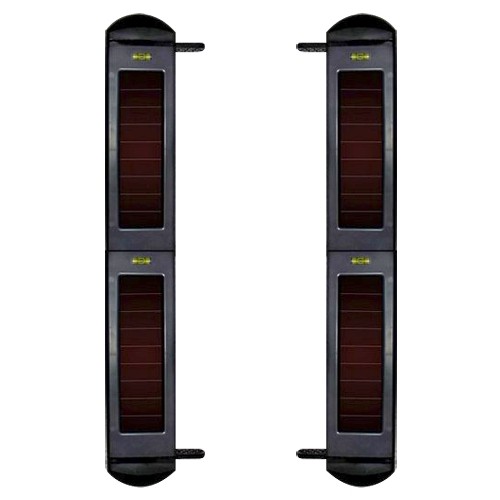 Infrarot-Solar-Barriere-Melder - Komplett Drahtlos | 4 Strahlen - Reichweite des Signals bis zu 1000m - Maximale Reichweite. Erk
