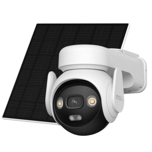 AOV PT 5 MP-Kamerakit - 4G + SIM / WiFi / 10000 mAh / Panel 5W - 3.6 mm / Autotracking / IR + Vollfarbe - Bidirektionales Audio