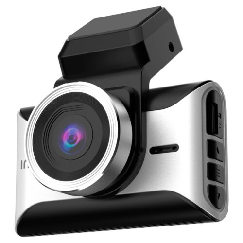 Dash Cam 4K / Dual Kamera - Weites Sichtfeld - Anzeige von 3" / Sprachsteuerung - WiFi-Zugangspunkt-Modul - Kollisionserkennung