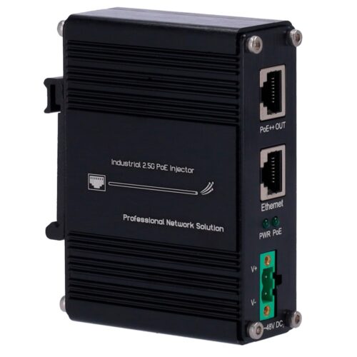 Hi-PoE-Industrie-Injektor - Eingabe RJ45 10/100/1000/2