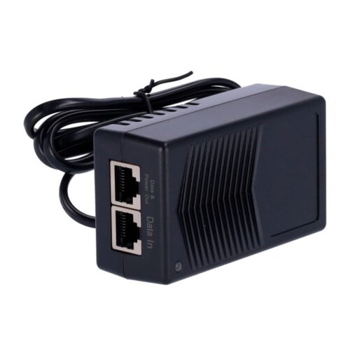 Passiver PoE-Injektor - Eingabe/Ausgabe RJ45 10/100 Mbps - Leistung 15 W - Maximale Entfernung 100 m - Geschwindigkeit 100M - St
