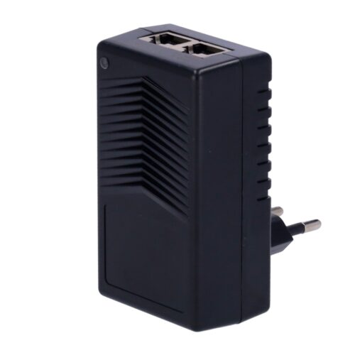 Passiver PoE-Injektor für die Wandmontage - Eingabe/Ausgabe RJ45 10/100 Mbps - Leistung 15 W - Maximale Entfernung 100 m - Gesch
