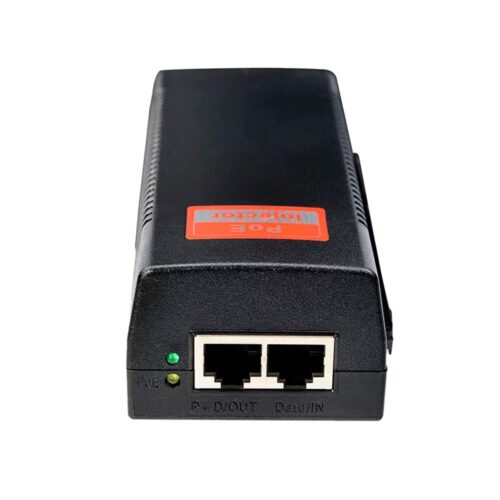 PoE-Injektor - Eingabe/Ausgabe RJ45 10/100/1000 Mbps - Leistung 90 W - Maximale Entfernung 100 m - PoE/PoE+/Hi-PoE IEEE802.3af/a