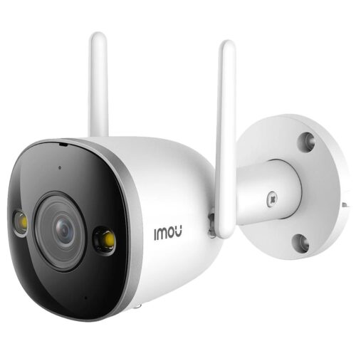 Feste Bullet-Kamera 2 4MP - WiFi 2.4 GHz - 2.8mm / IR + Smart Colour - Zwei-Wege-Audio / Sirene + Blitzlicht - Erkennung von Men