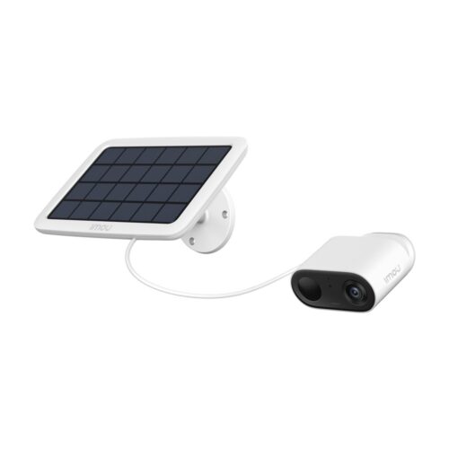 Batteriebetriebenes Cell Go Kameraset 3MP - WiFi 2.4 GHz / 5000mAh / Solarpanel 3W - 2.8 mm / IR 7m / eMMC 4GB - Bidirektionales