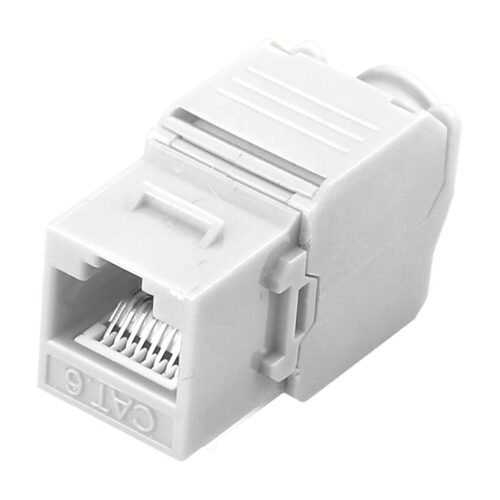 UTP-Kabelanschluss - Ausgangsstecker RJ45 - Kompatible UTP-Kategorie 6 - Einfache Installation ohne Werkzeuge - Geringe Verluste