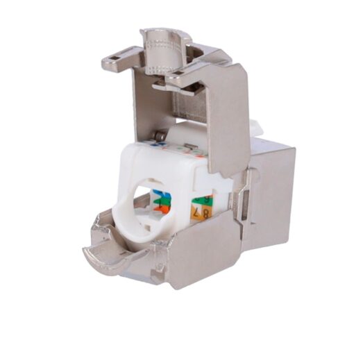 Stecker für FTP-Kabel - Ausgangsstecker RJ45 - Kompatibel FTP-Kategorie 6A - Einfache Installation ohne Werkzeuge