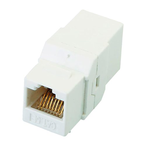 Verbinder - UTP Kabelverbinder - Eingangsanschluss RJ45 - Ausgangsstecker RJ45 - Kompatible UTP-Kategorie 6A - Geringe Verluste