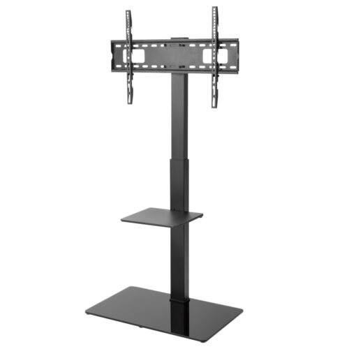 Bodenständer mit Sockel - Unterstütztes Gewicht 40Kg - VESA 600x400mm - Einstellbare Höhe