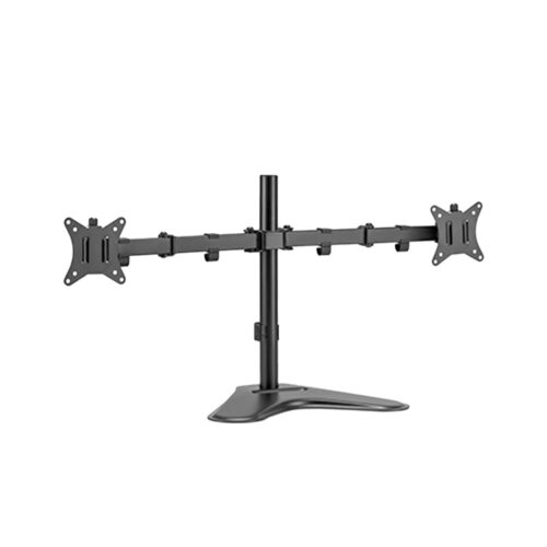 Ständer für Doppelmonitor - Installation auf dem Tisch - Maximale Belastung 9Kg - Neigung -45º +45º - VESA 75x75 - VESA 100x100m