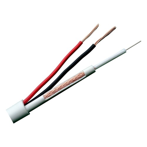 Kombiniertes Kabel - Micro RG59 + Stromversorgung - Rolle von 100 Metern - Gehäuse