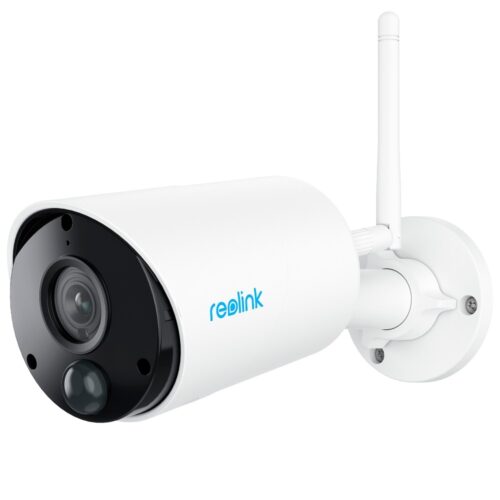 Reolink Batteriebetriebene WiFi-Kamera - 3MP (2304 x 1296) - IR 10 m / Sirene - PIR-Erkennung von Personen und Fahrzeugen - Zwei