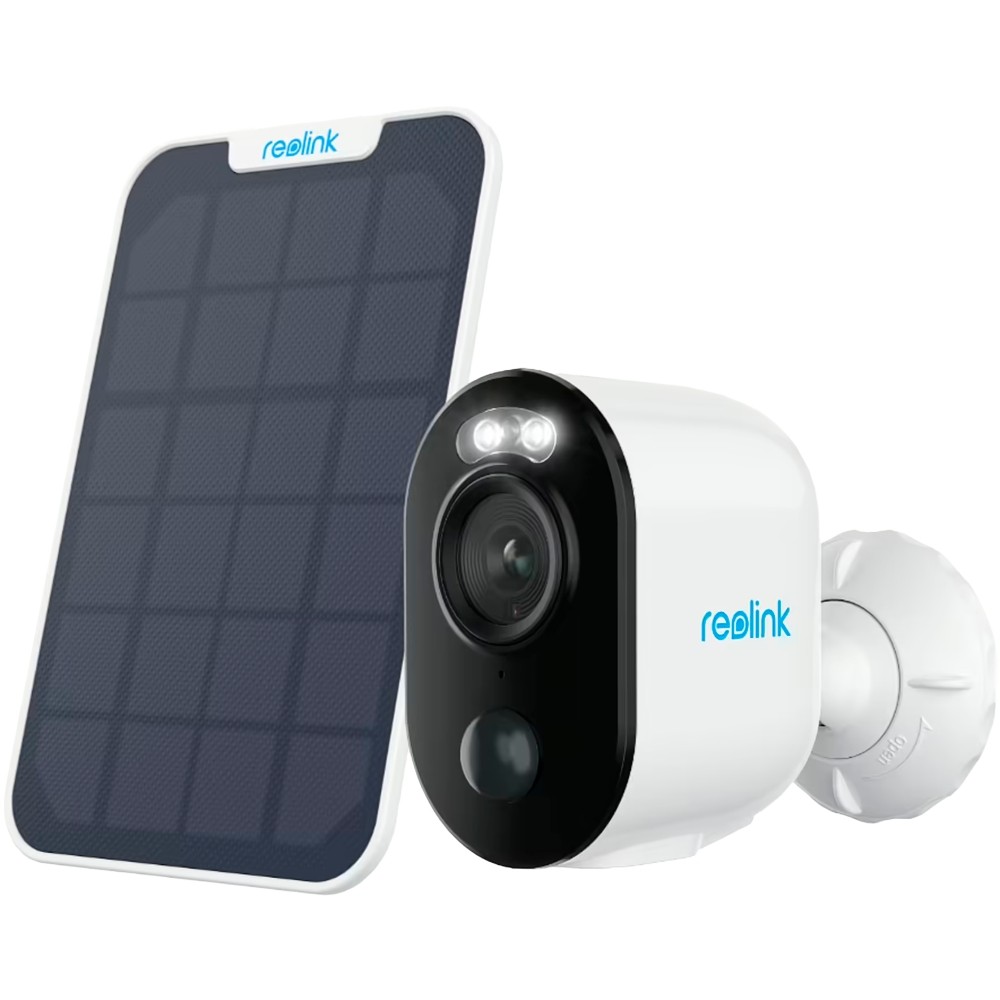 Reolink Batteriebetriebene WiFi-Kamera mit Solarpanel - 3MP (2304 x 1296) - IR 10 m / Sirene - PIR-Erkennung von Personen und Fa