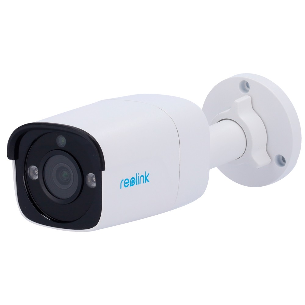 Reolink PoE IP-Kamera P320 - 5MP (2880 x 1616) - IR 30 m / PoE - Erkennung von Menschen und Fahrzeuge - Zwei-Wege-Audio / MicroS