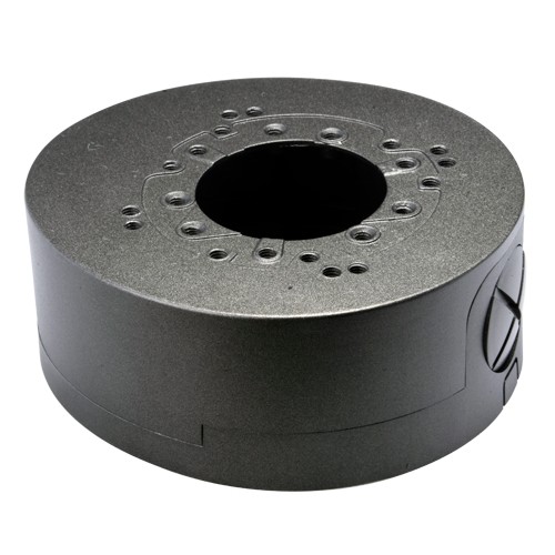 Anschlussbox - Für Dome-Kameras - Geeignet für den Außenbereich - Decken- oder Wandinstallation - Kabelstift - Farbe schwarz 42